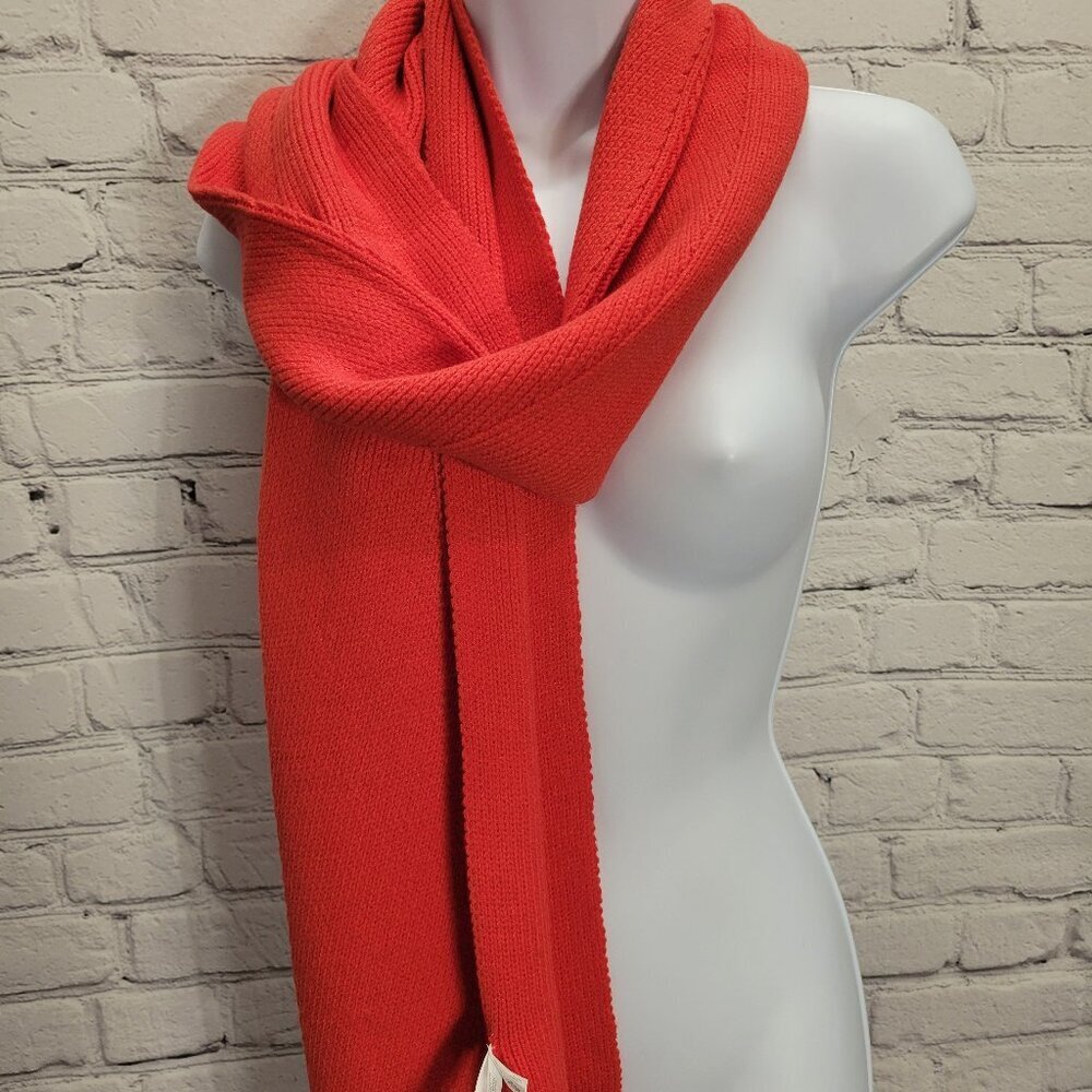 On 34th Women's Solid Multi-Stitch Scarf